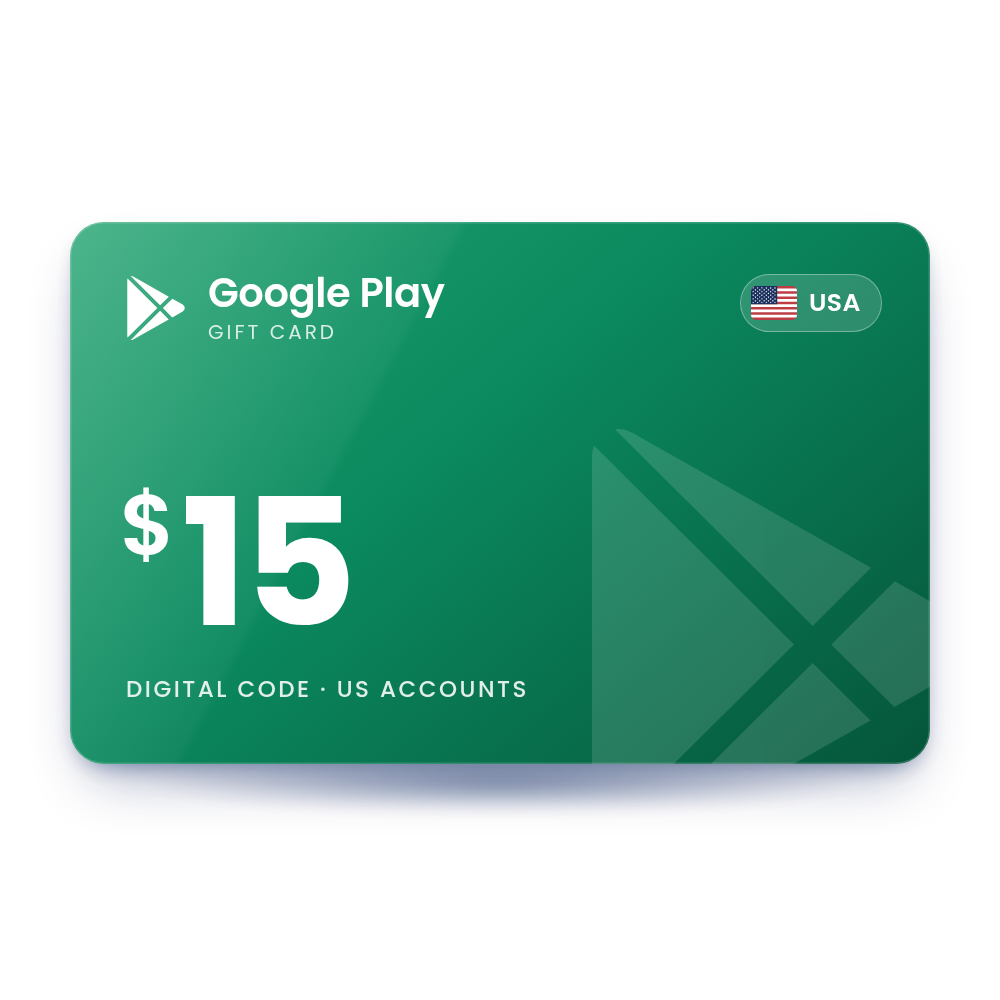 Google Play Gift Card $15 (USA)