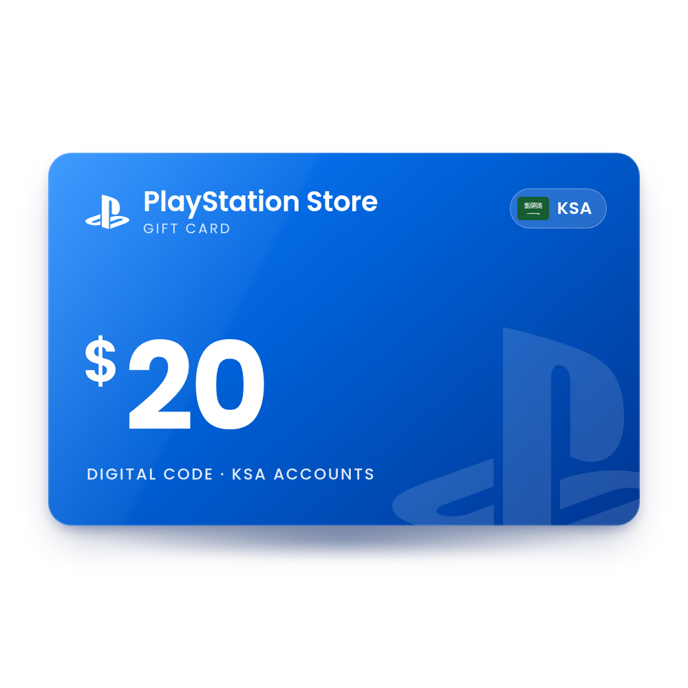 PlayStation Store $20 (KSA)