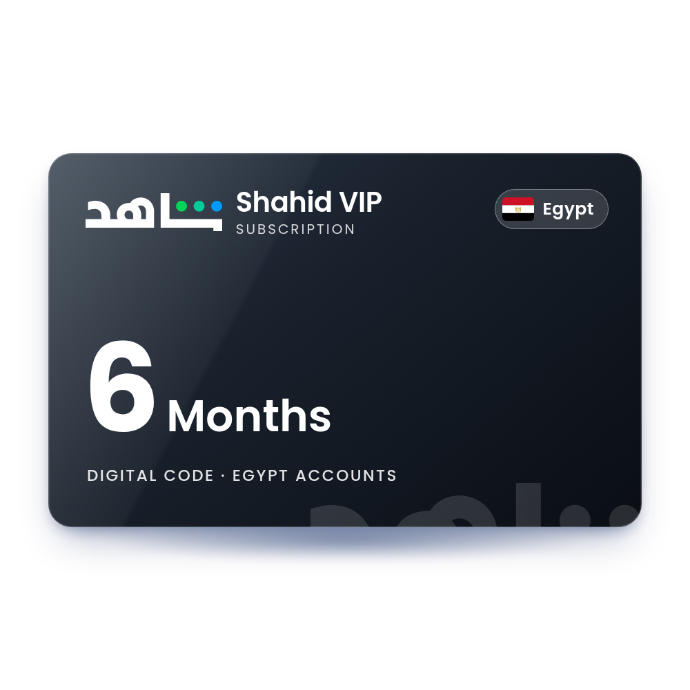 Shahid VIP 6 Months - Egypt (Egypt)