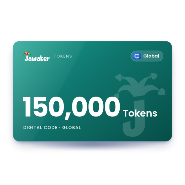 Jawaker 150,000 Tokens - Global