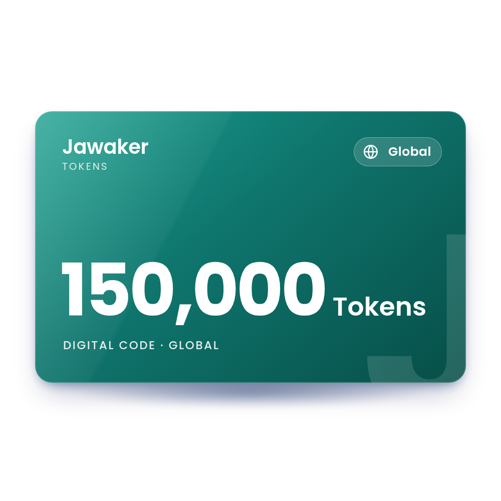 Jawaker 150,000 Tokens (Global)