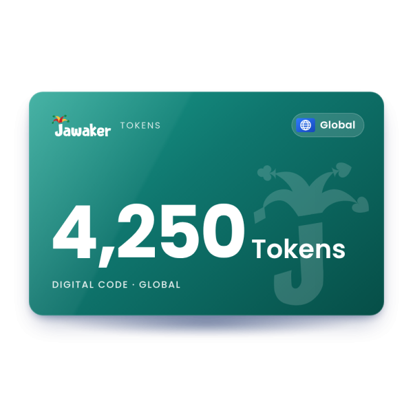 Jawaker 4,250 Tokens - Global