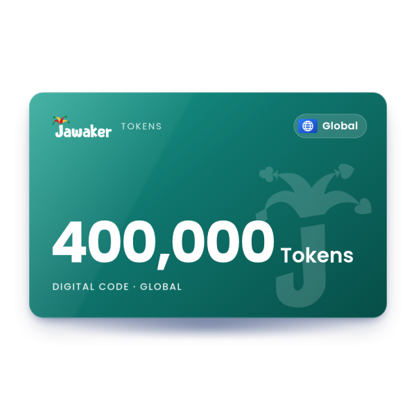Jawaker 400,000 Tokens - Global