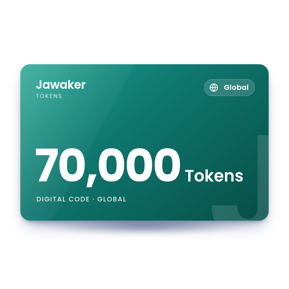 Jawaker 70,000 Tokens (Global)