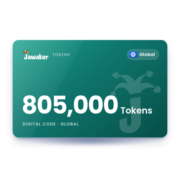 Jawaker 805,000 Tokens - Global