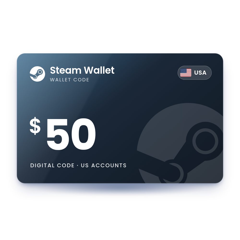 Steam Wallet $50 (USA)