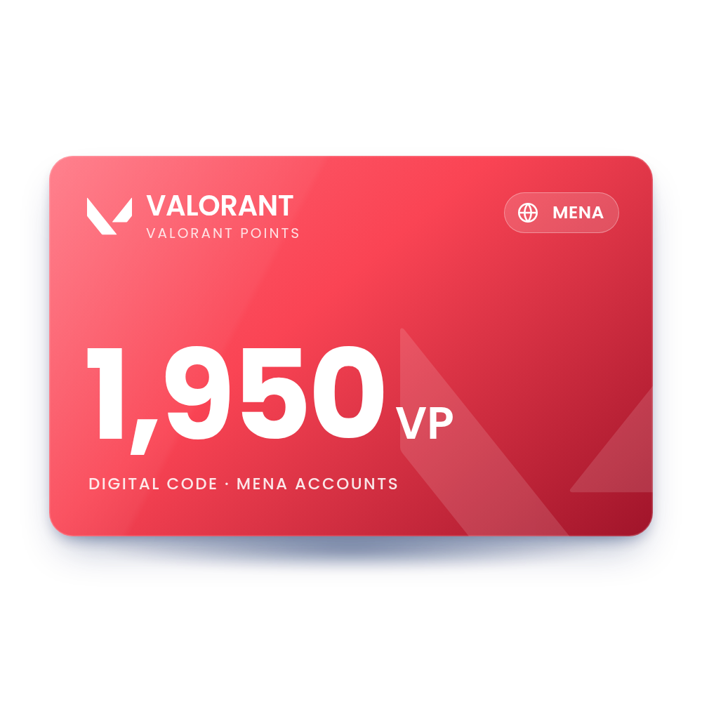 VALORANT 1,950 VP (MENA)