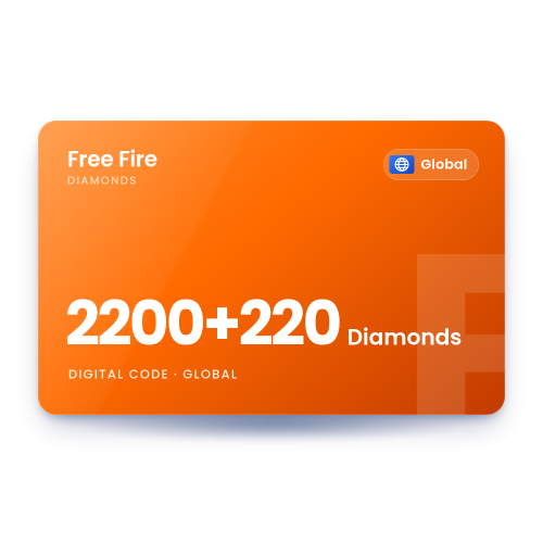 Free Fire 2200+220 Diamonds - Global